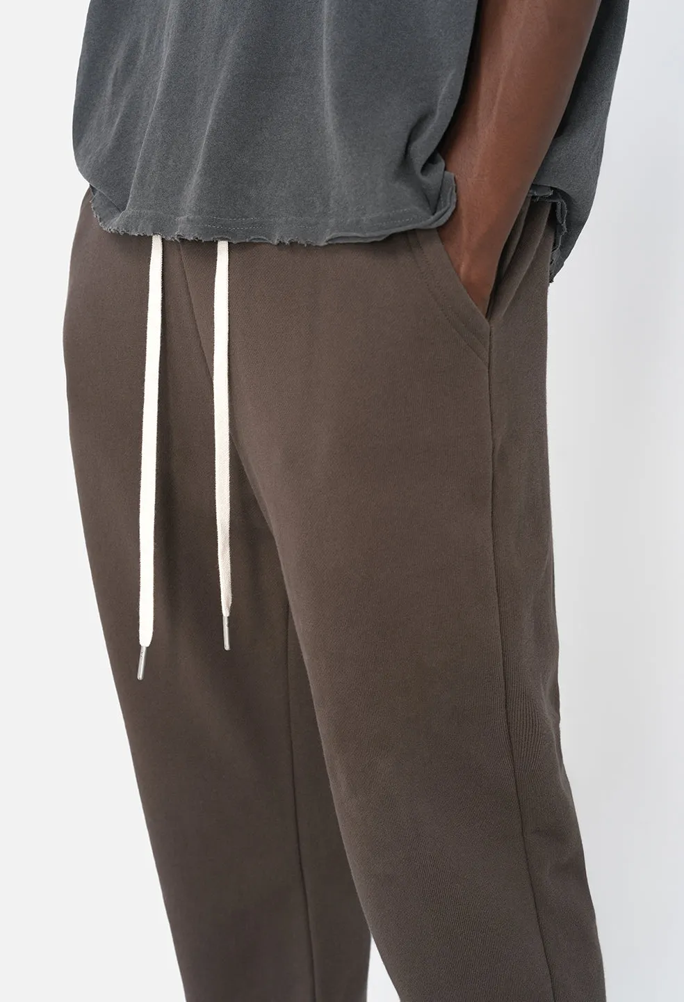 LA Sweatpants / Chocolate Brown