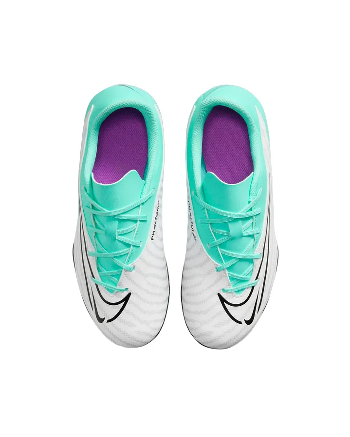 Nike football boot for children and boys Phantom GX Club FG/MG DD9564-300 turquoise black fuchsia