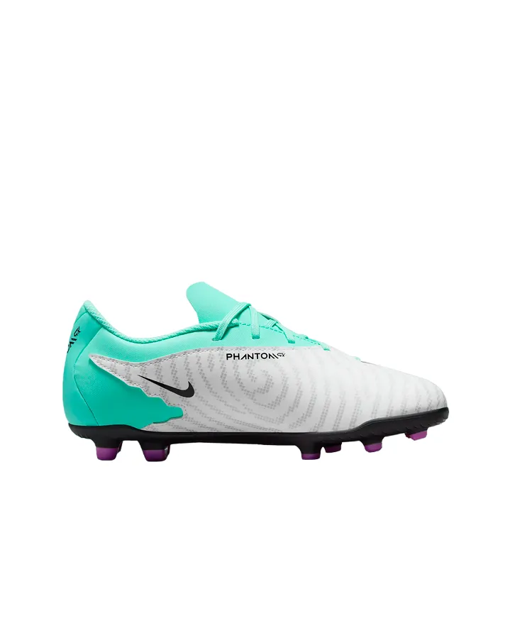 Nike football boot for children and boys Phantom GX Club FG/MG DD9564-300 turquoise black fuchsia