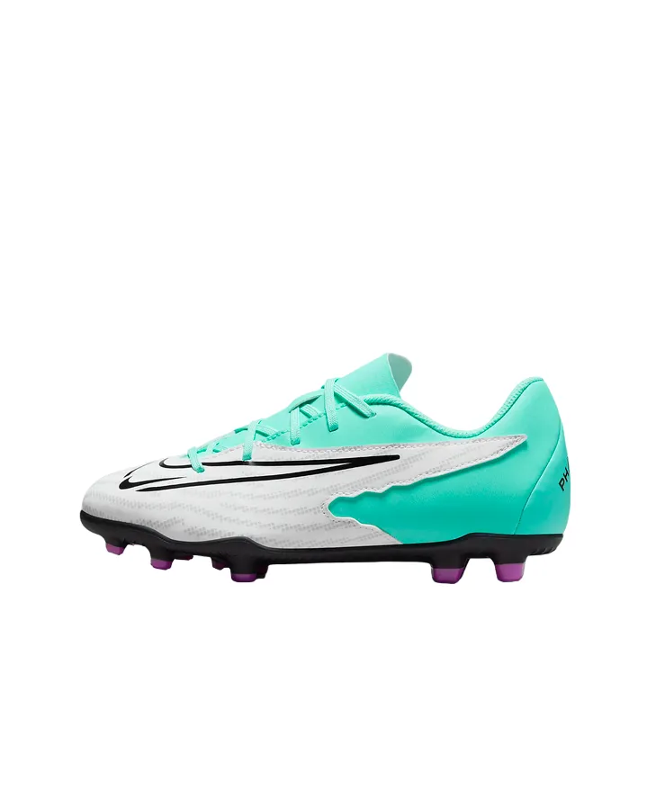 Nike football boot for children and boys Phantom GX Club FG/MG DD9564-300 turquoise black fuchsia